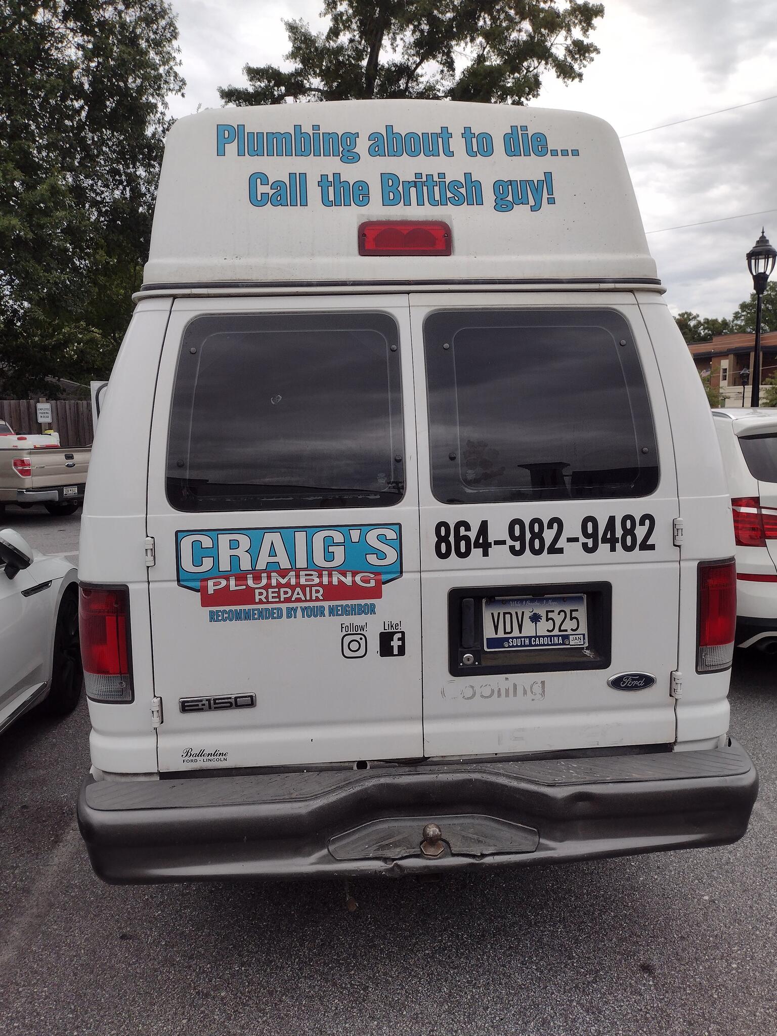 Craig's Plumbing Repair Easley, SC Nextdoor