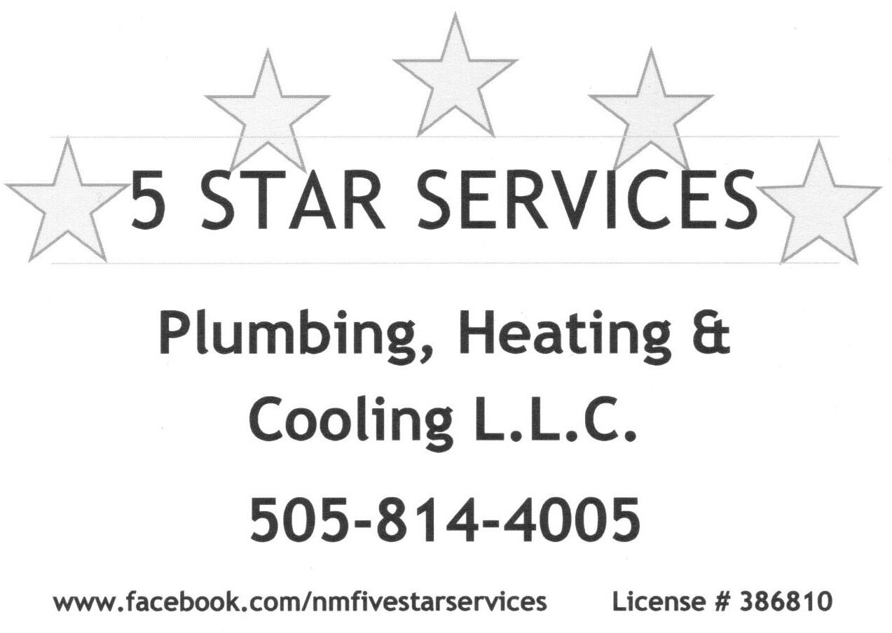 5 Star Services Plumbing, Heating And Cooling L.l.c. - Rio Rancho, NM -  Nextdoor