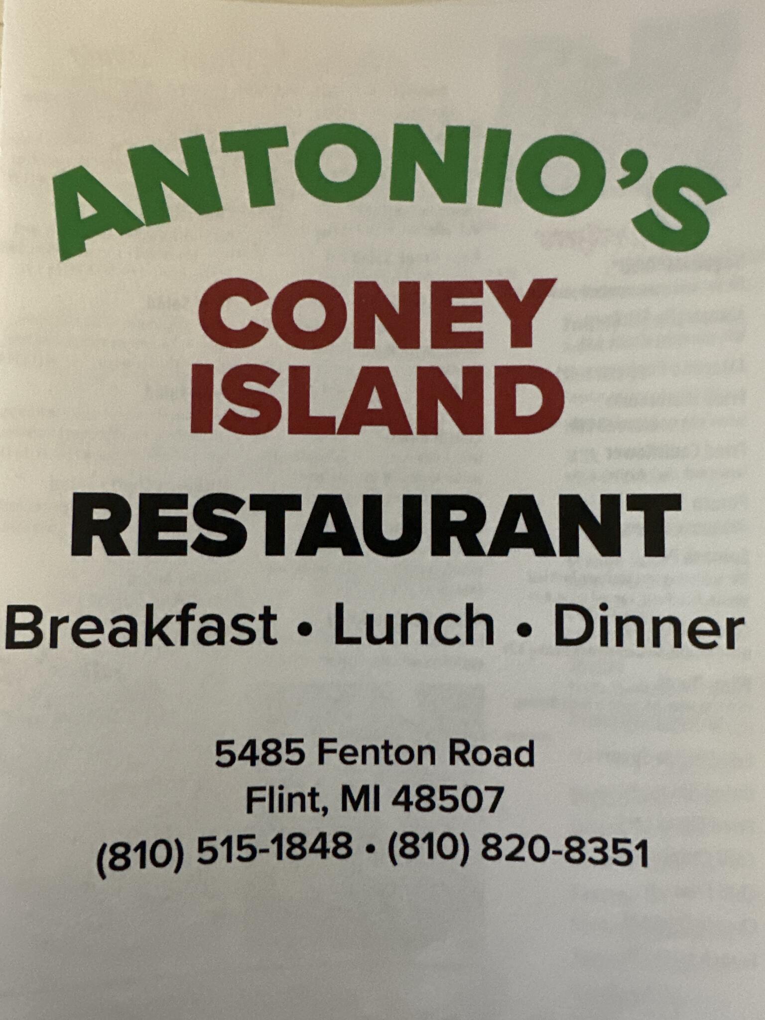 Antonio's coney store island