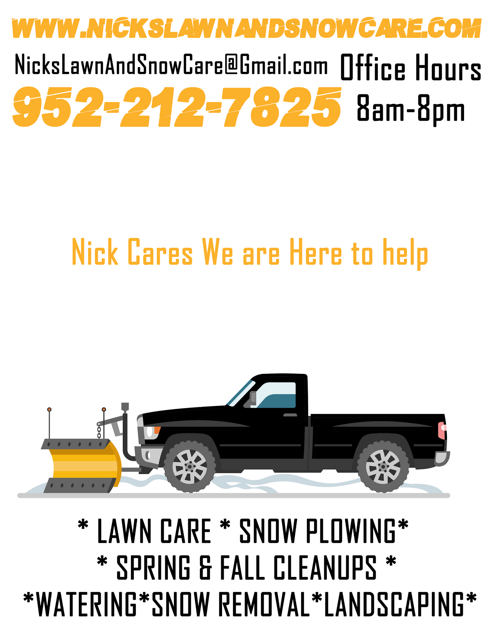 Nicks Lawn & Snow Care - 1 Connection