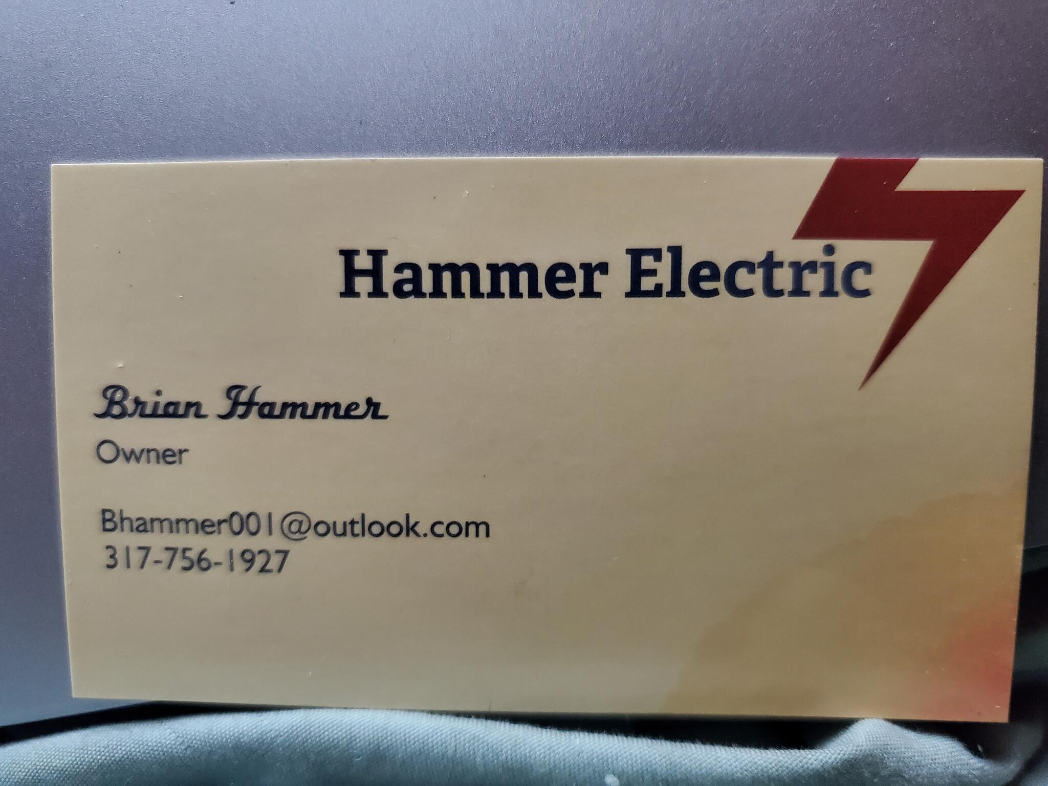Hammer Electric LLC Indianapolis, IN Nextdoor