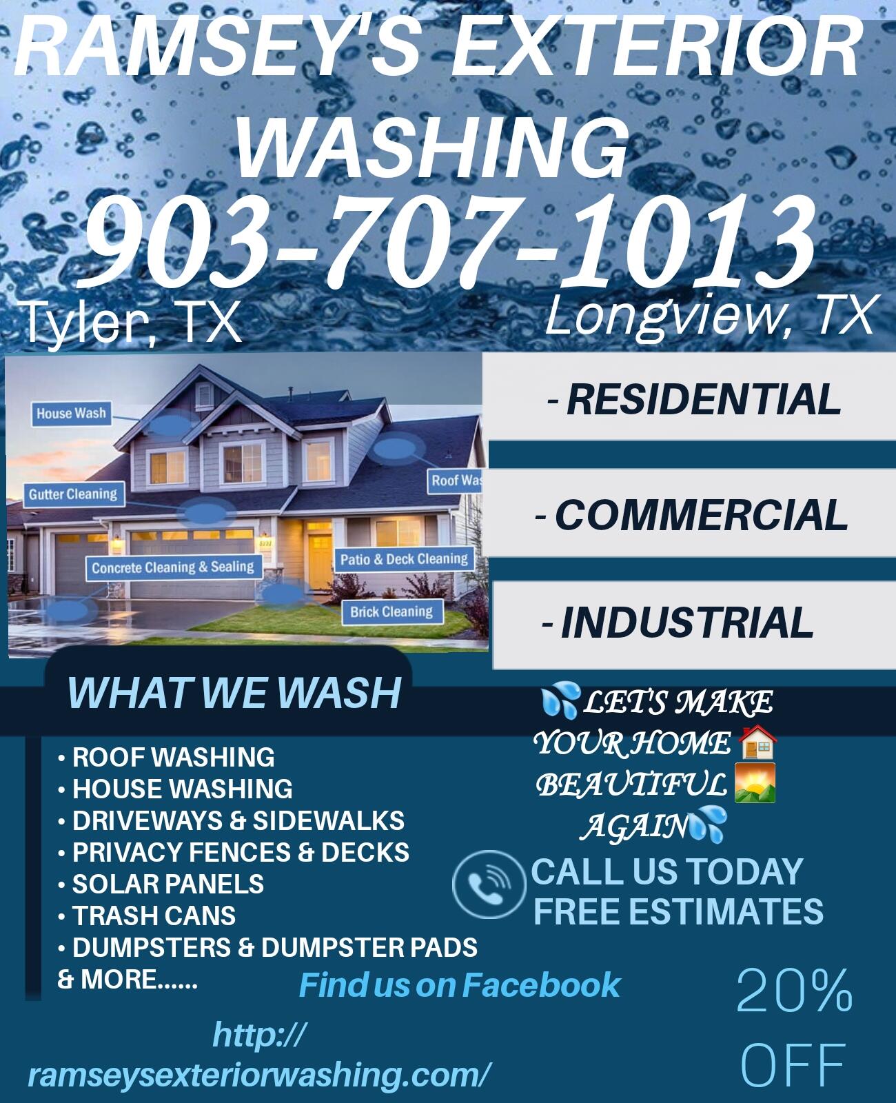Ramsey's Exterior Washing Gladewater, TX Nextdoor