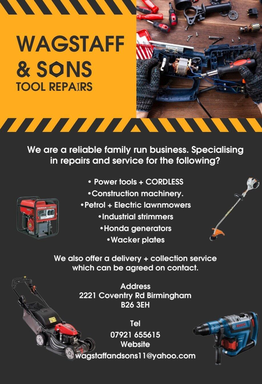 Wagstaff and sons tool hire Birmingham Nextdoor