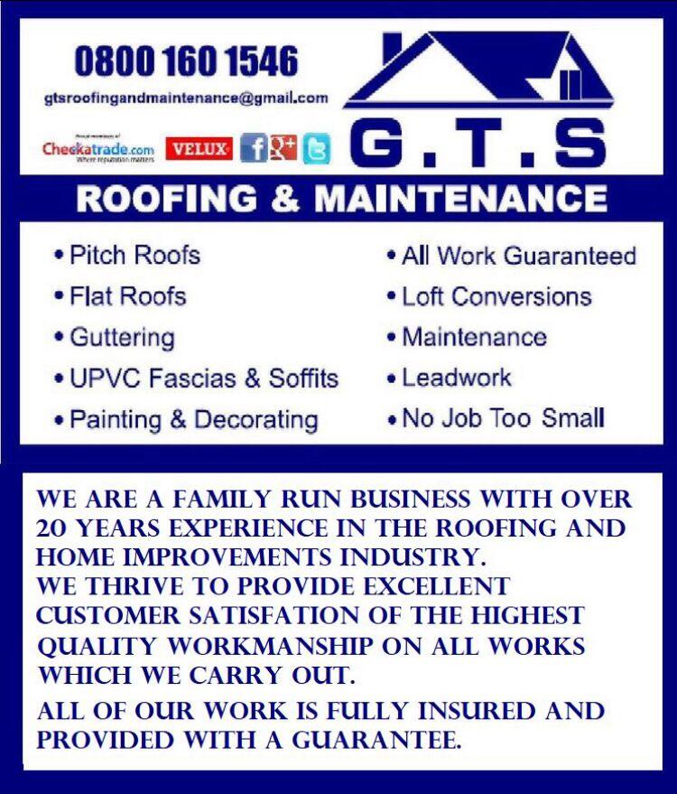 Gts roofing and maintenance - Beckenham - Nextdoor