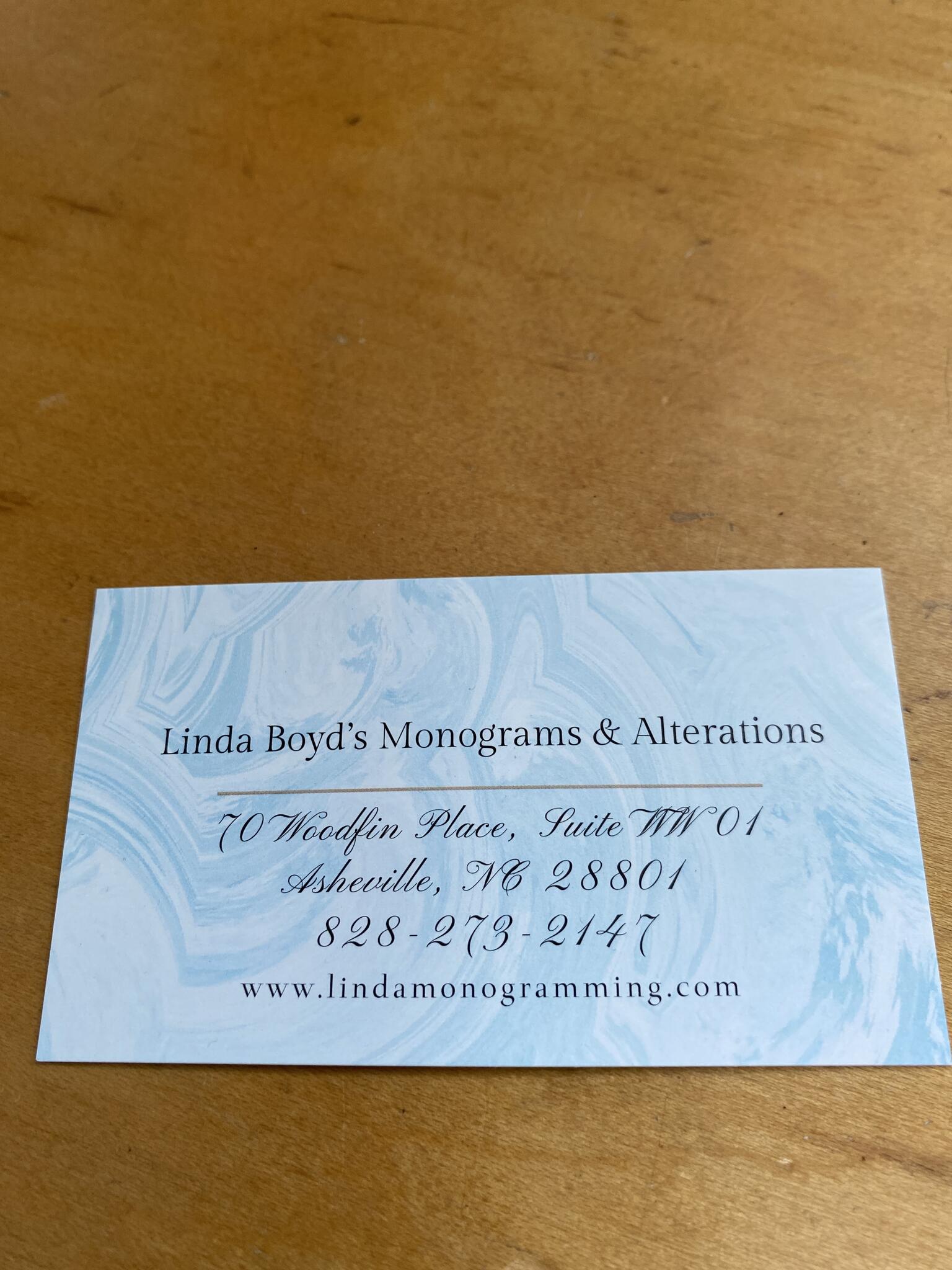 Linda Boyd's Monogramming And Alterations Asheville, NC Nextdoor