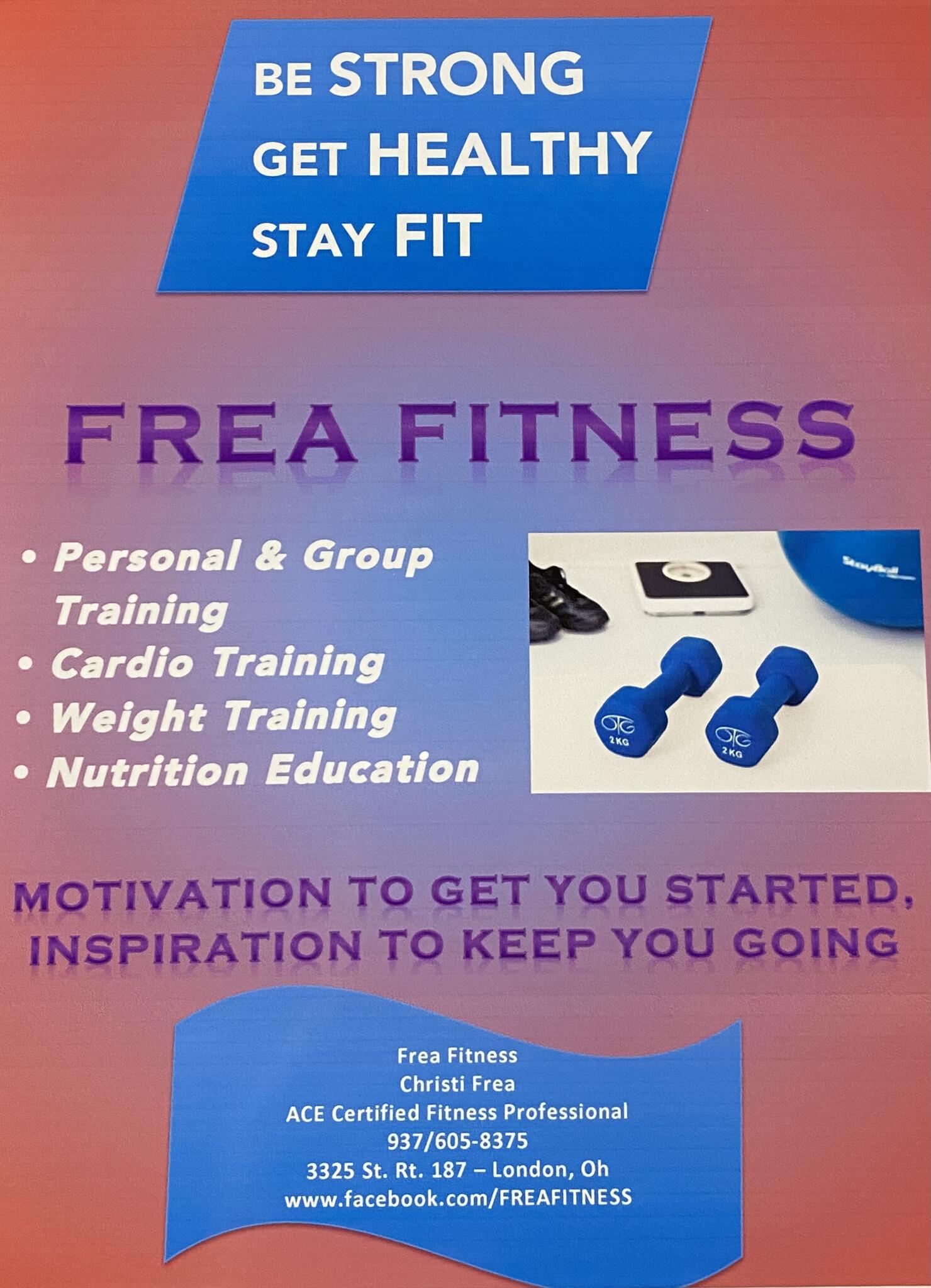 FREA Fitness - Christi Frea, ACE Certified Personal Trainer - London ...