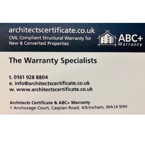 ABC+ Warranty & Architects Certificate Altrincham, GBENG Nextdoor