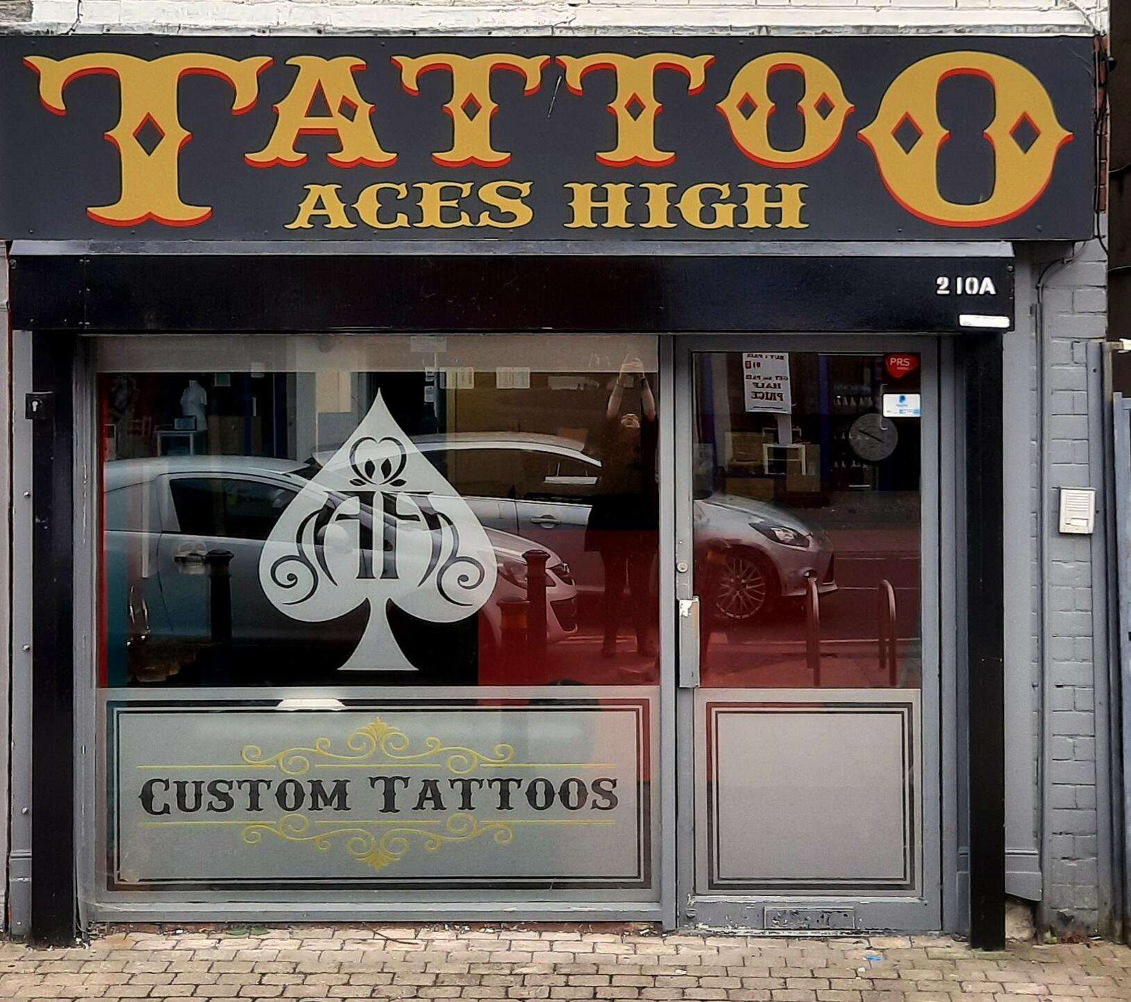 aces high tattoo shop  Tattoo Studio  Tattoodo