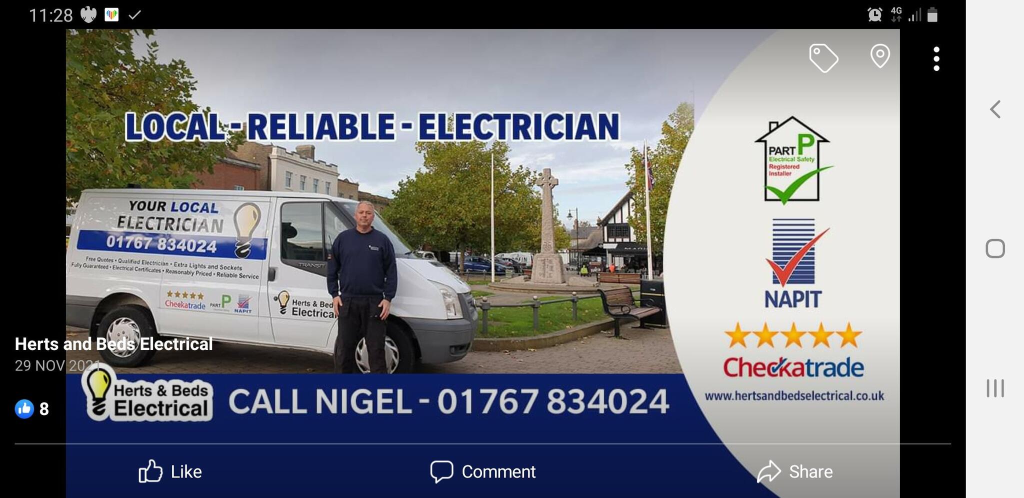 Herts and Beds Electrical Biggleswade, GBENG Nextdoor