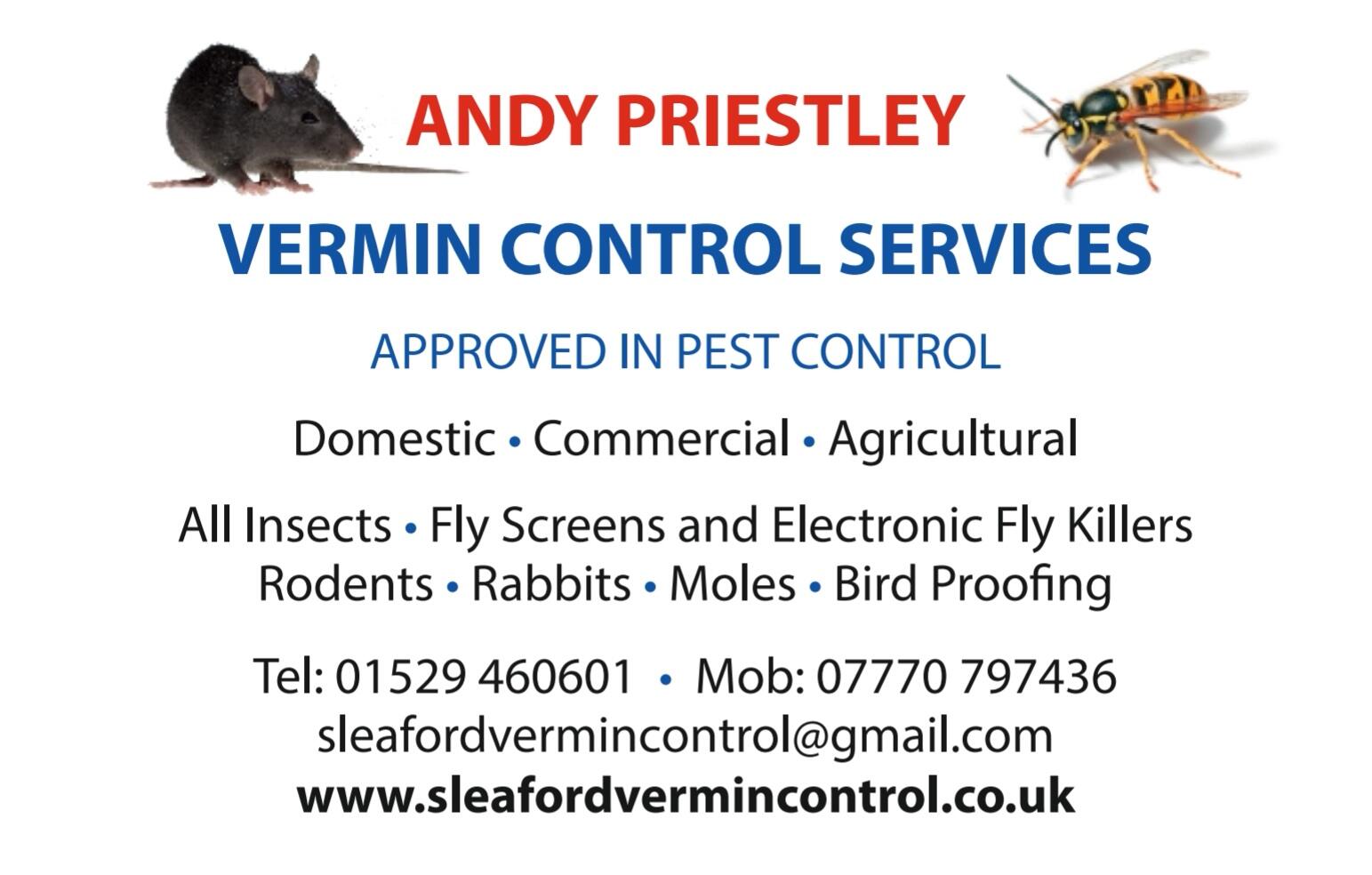 Andy Priestley Vermin Control Services Sleaford, GBENG Nextdoor