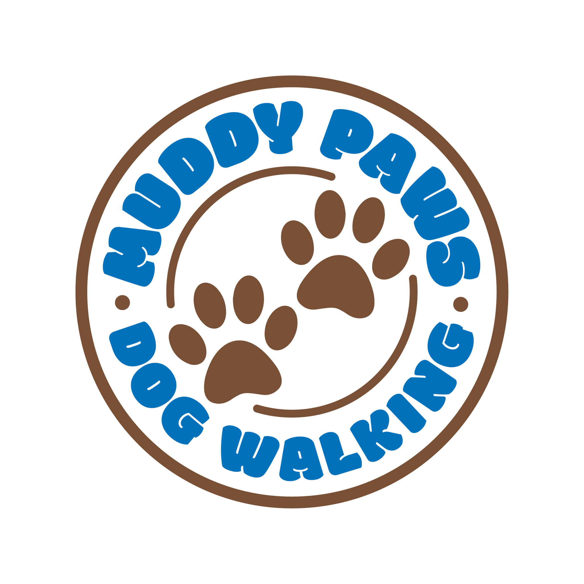 Muddy paws dog store walking