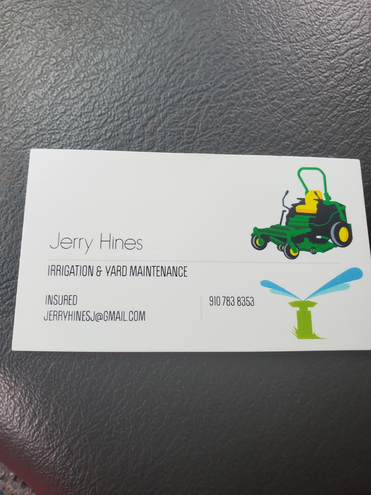 Jerry hines Irrigation and yard maintenance Carthage, NC Nextdoor