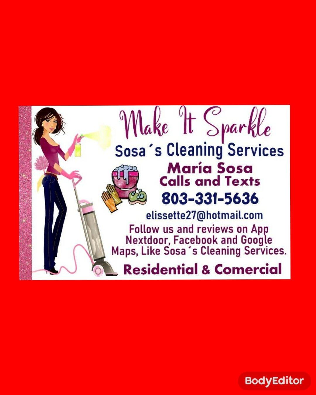 sosa's cleaning services Columbia, SC Nextdoor