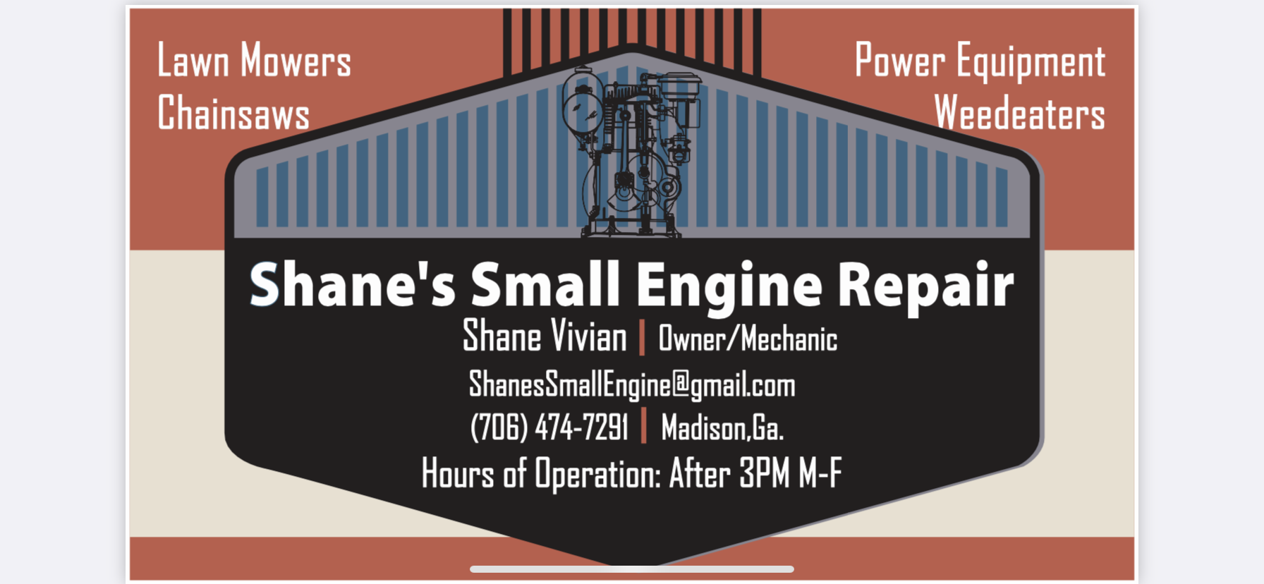 Small engine repair nearby hot sale