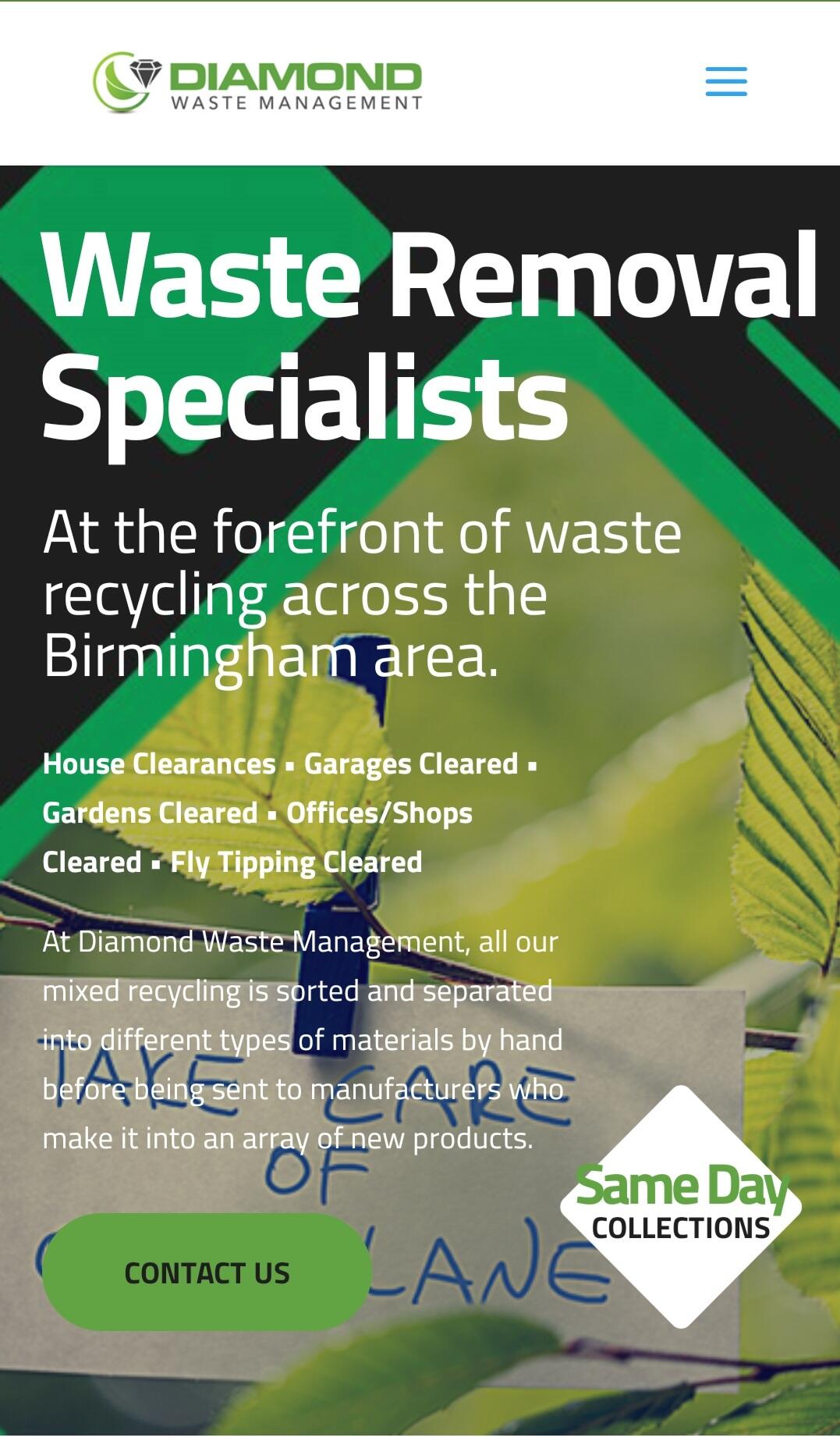Diamond waste management Birmingham, GBENG Nextdoor