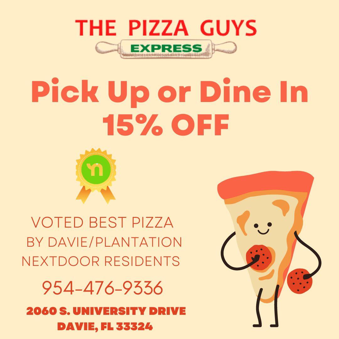 The Pizza Guys Express Davie, FL Nextdoor