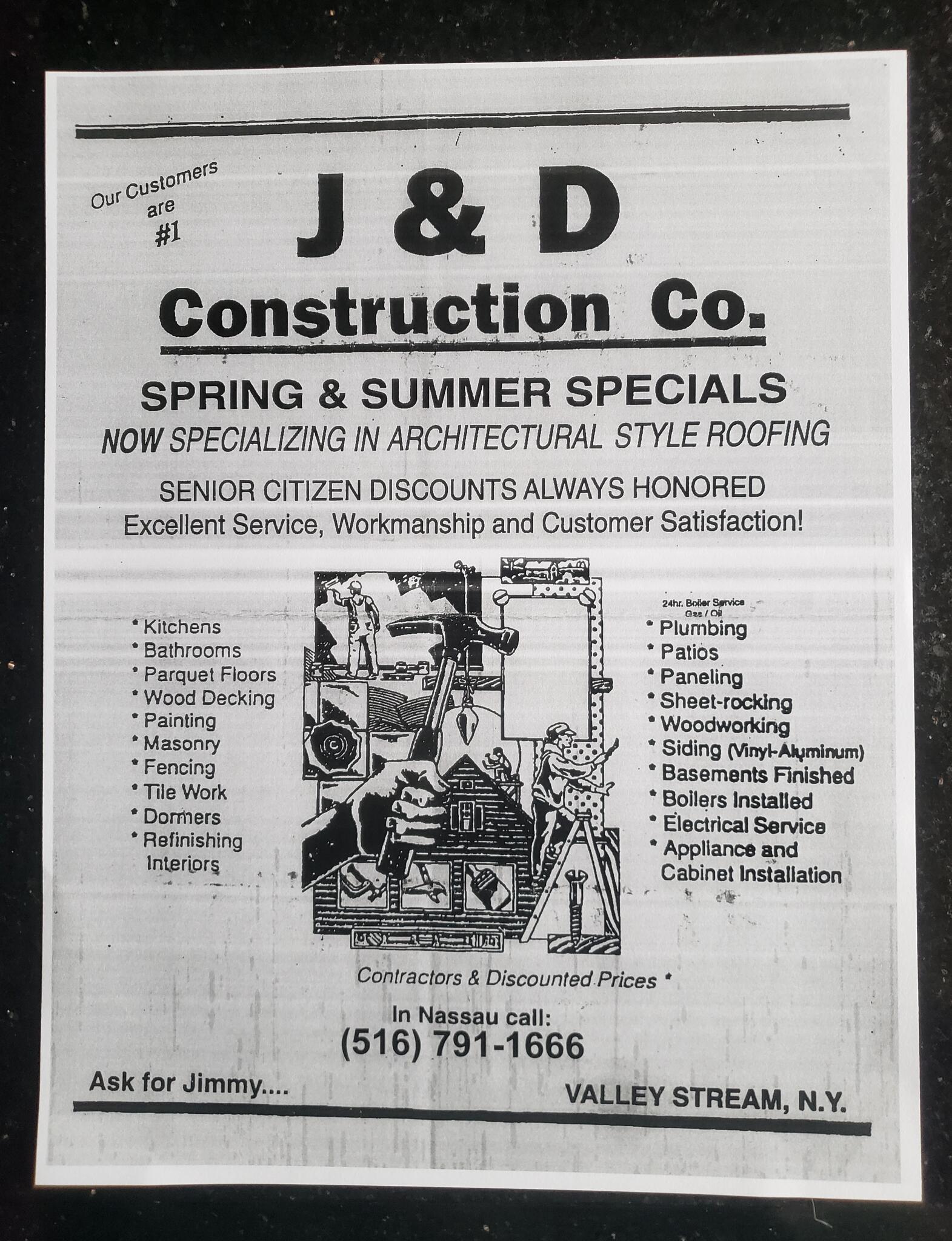 J&D Construction Co Valley Stream, NY Nextdoor