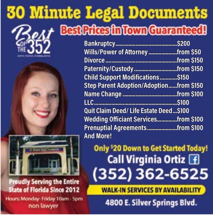 30 minute legal documents ocala fl nextdoor
