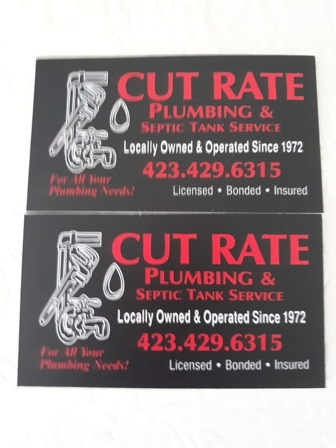 Cut Rate Plumbing Services. - 2 Recommendations - Kingsport, TN