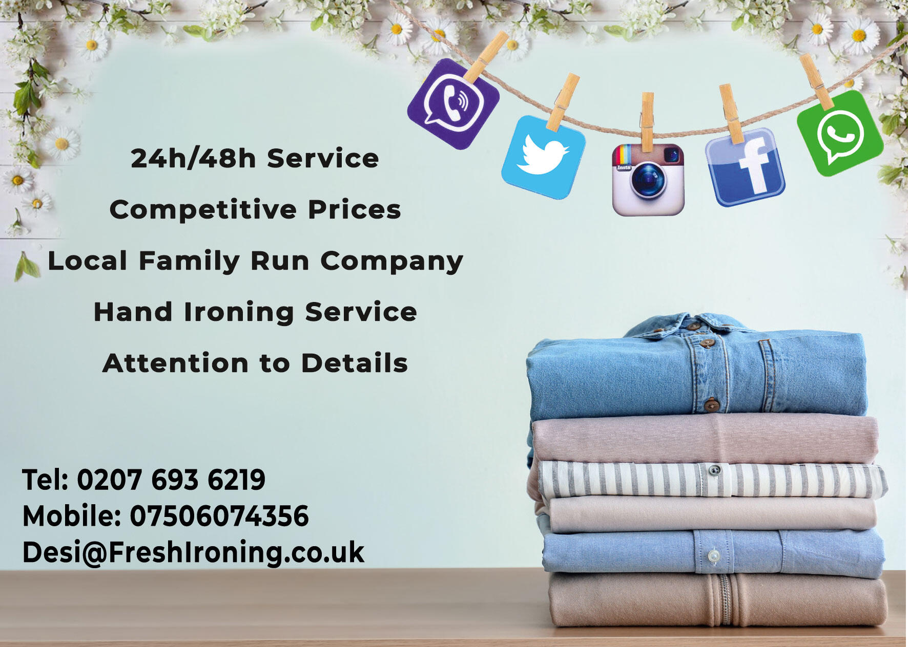 Fresh Ironing London Nextdoor