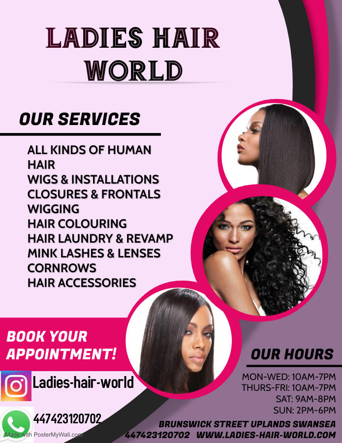 Ladies Hair World - Swansea, GB-WLS - Nextdoor