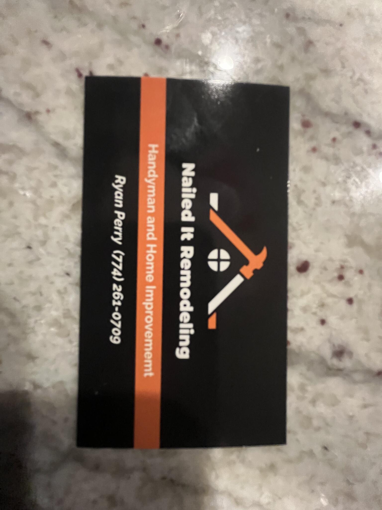 NAILED IT HOME REPAIR LLC Worcester, MA Nextdoor