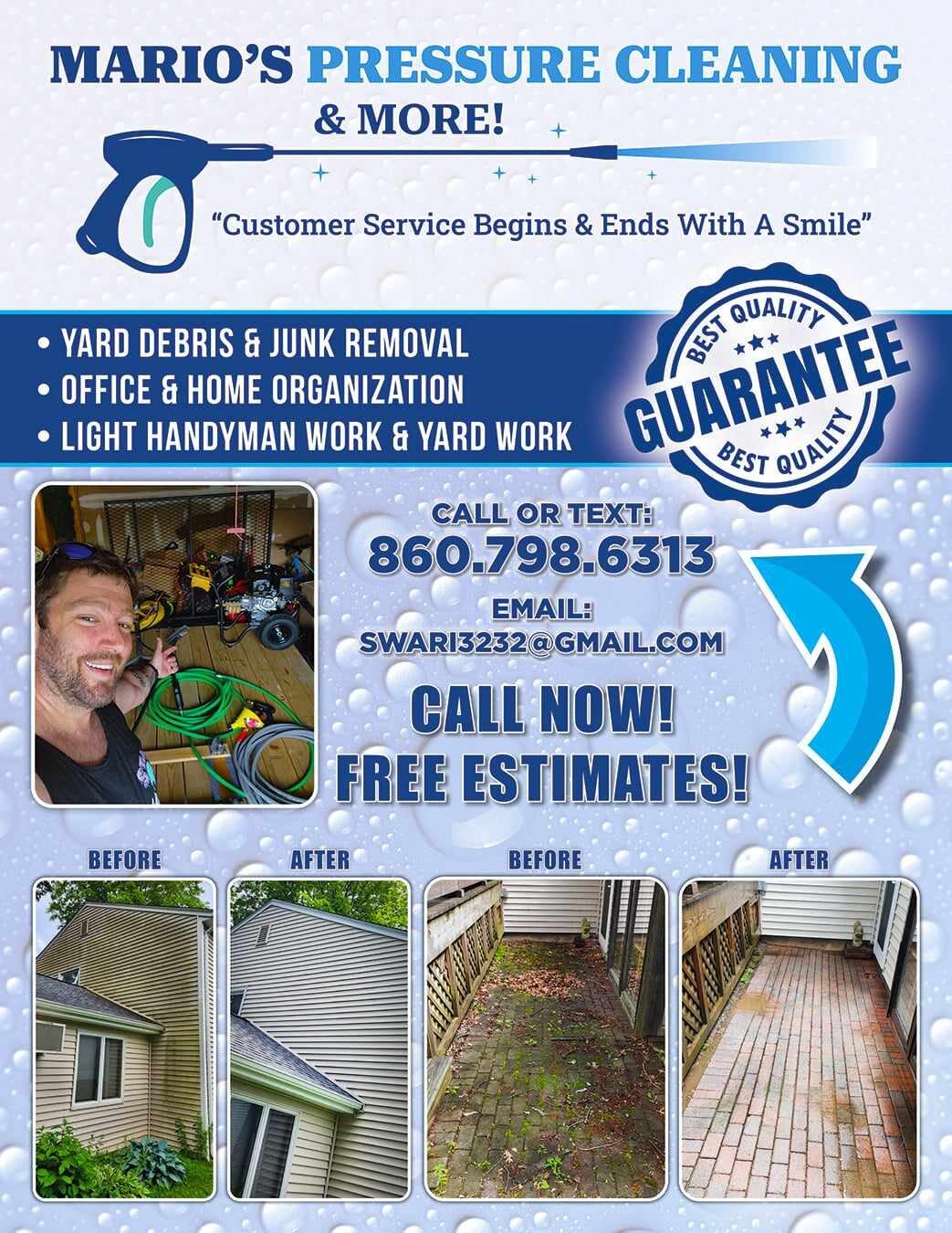 Mario's pressure cleaning and more Simsbury, CT Nextdoor