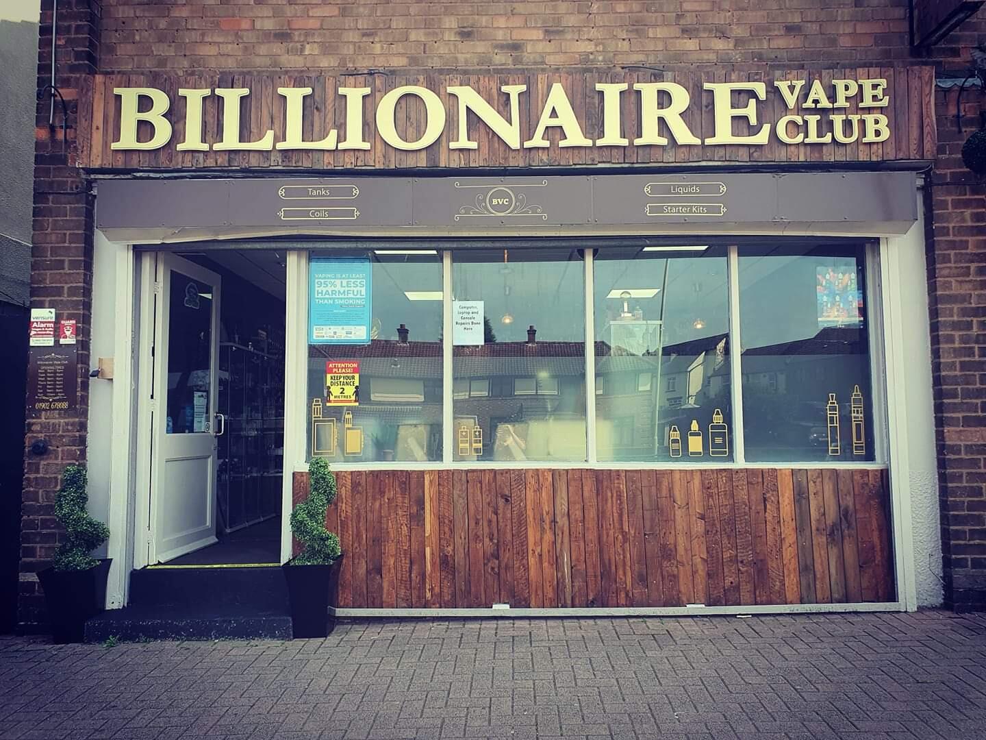Billionaire's Vape Club - Bilston