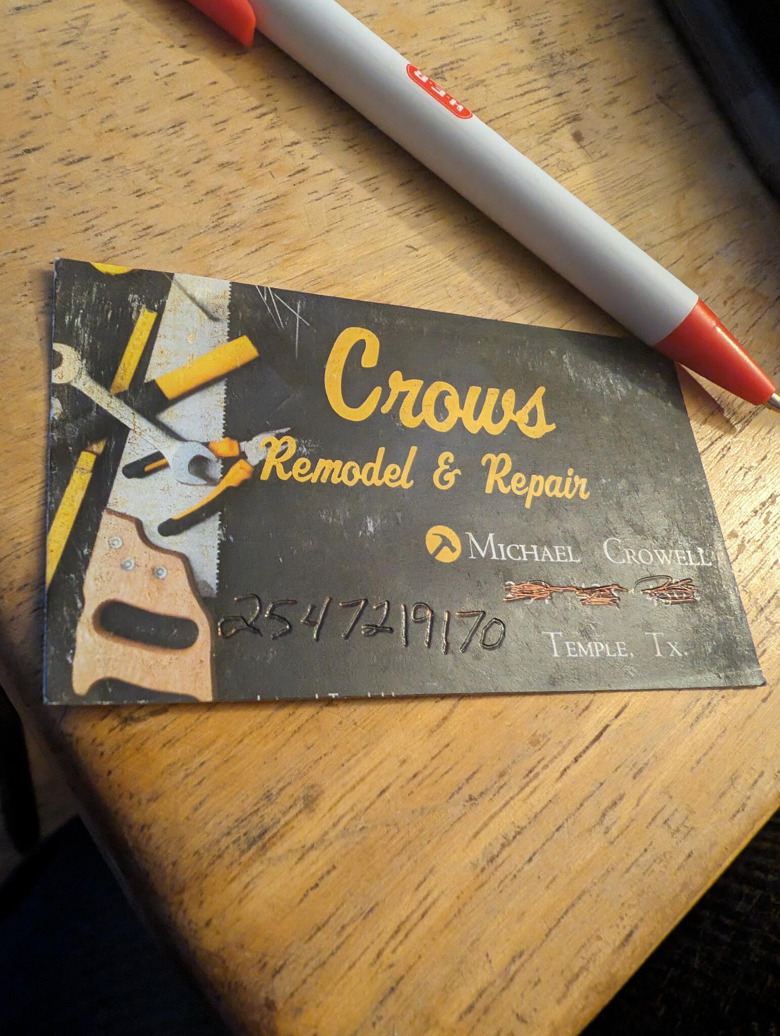 Crows Remodel & Repair Temple, TX Nextdoor