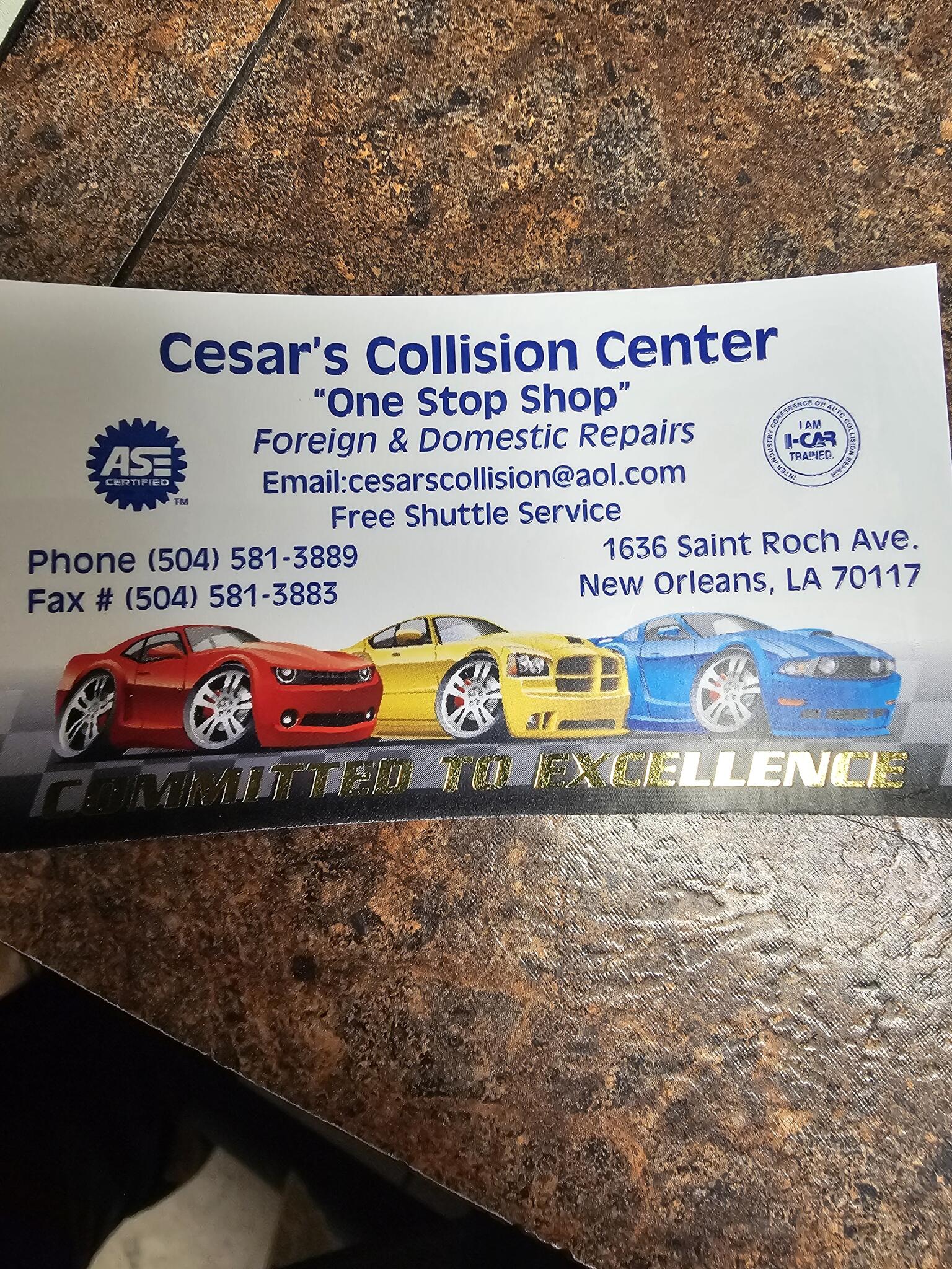 Cesar's Collision Center - New Orleans, LA - Nextdoor