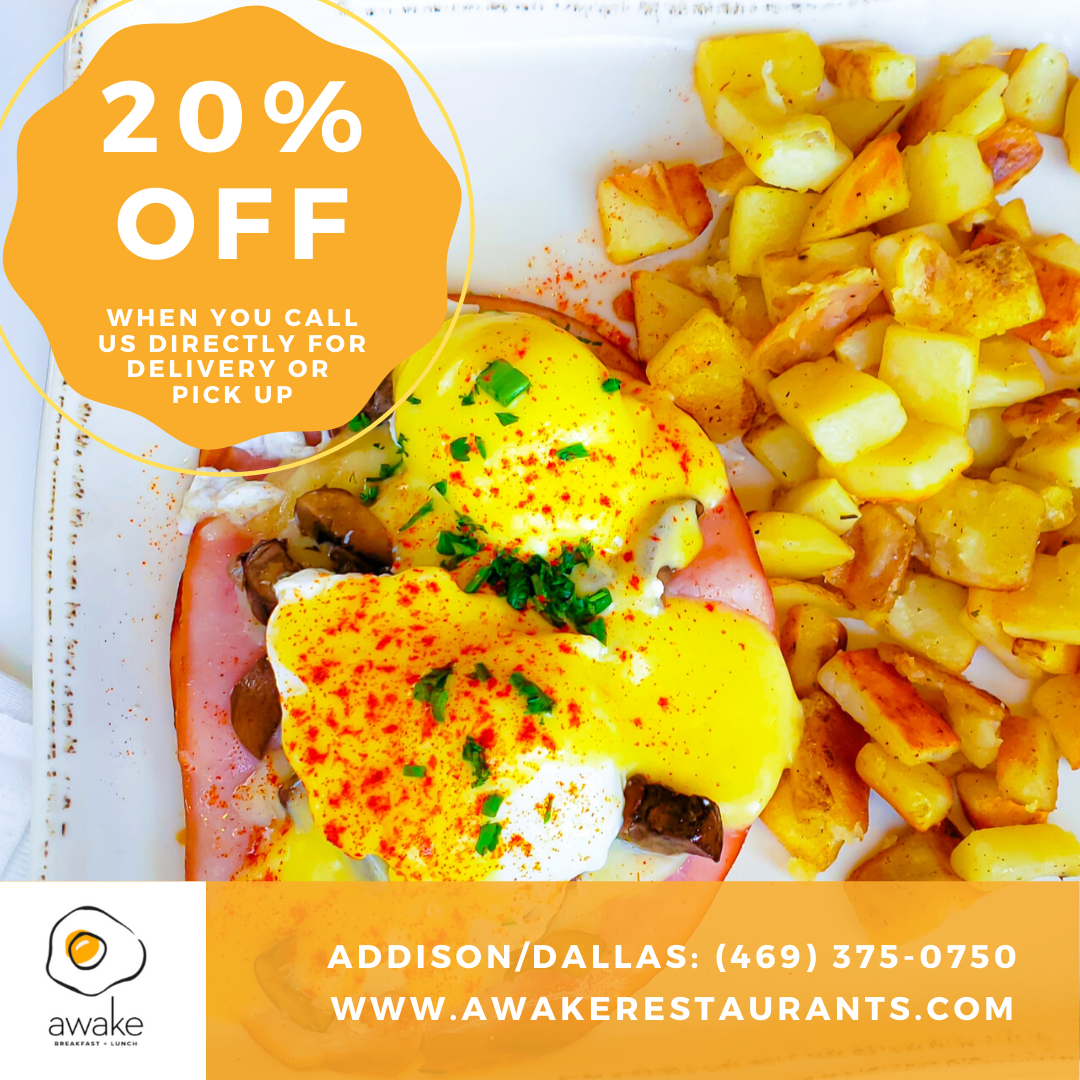 Awake Restaurant (Former Egg & I Same Menu + Owner + Mimosas