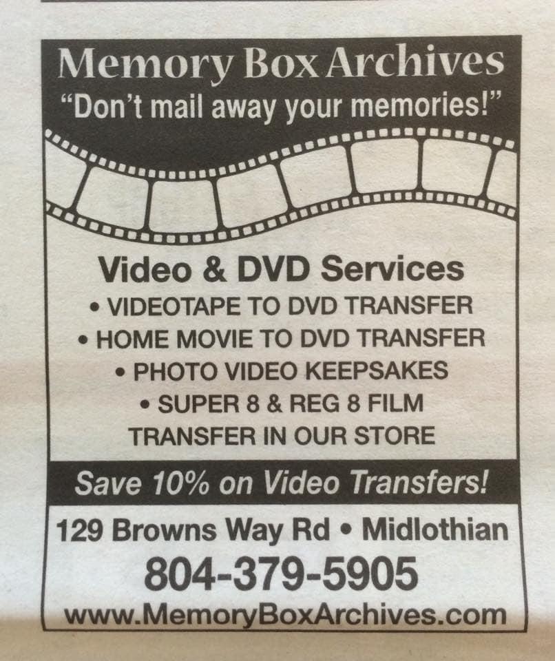 Memory Box Archives - Midlothian, VA - Nextdoor