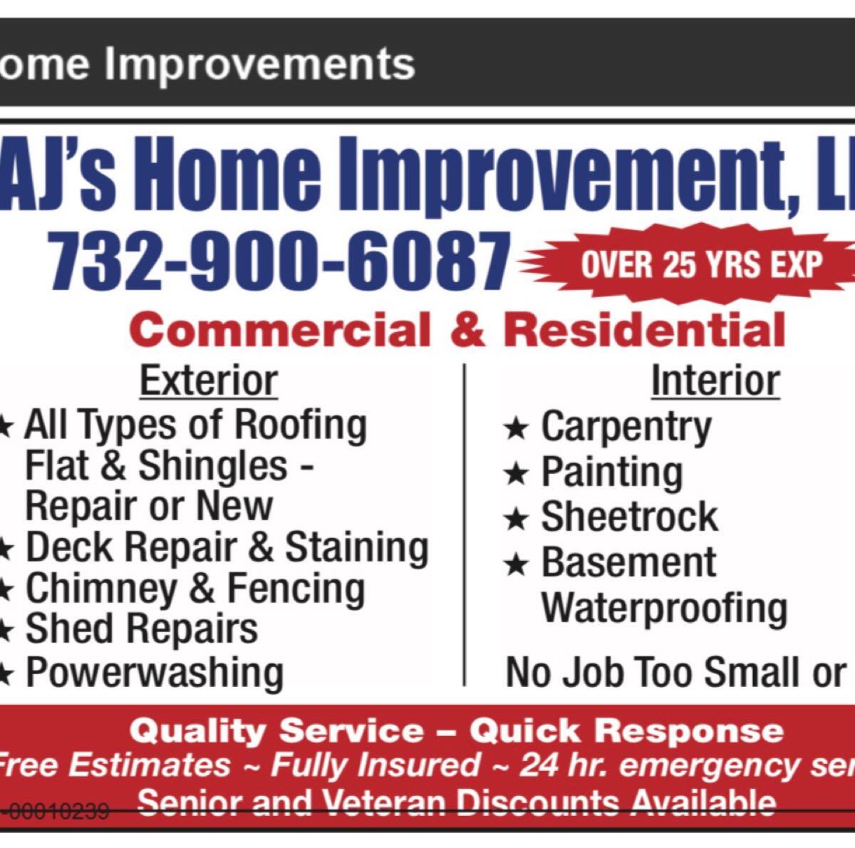 AJ home improvement services South Amboy, NJ Nextdoor