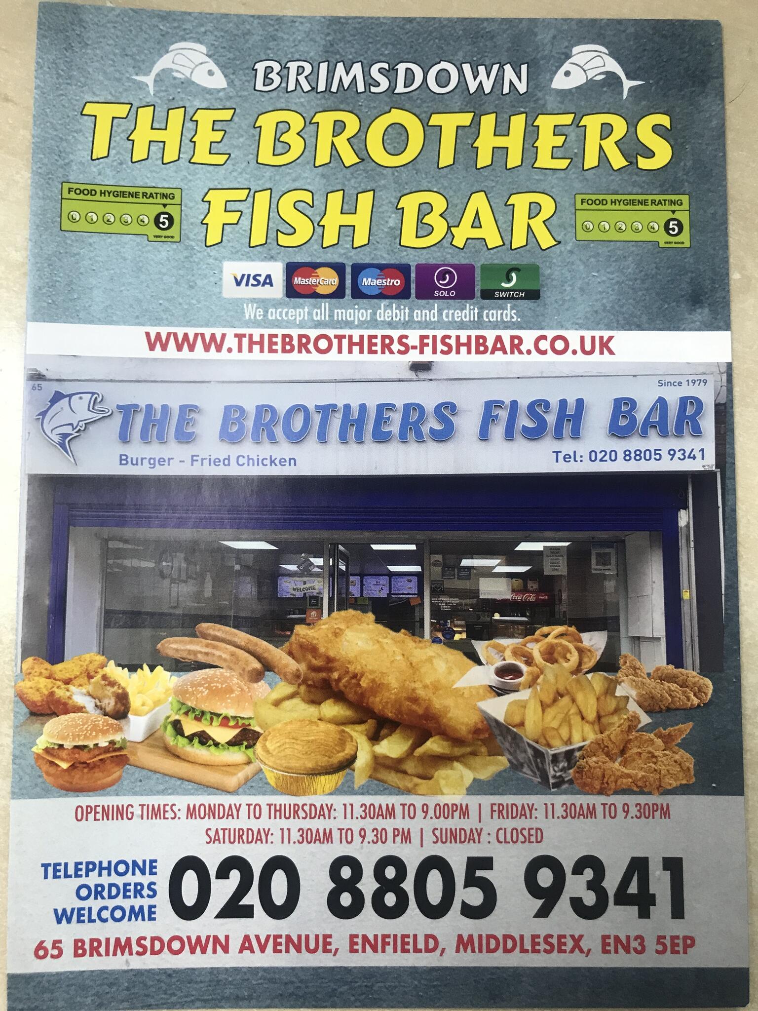 The Brothers Fish Bar Enfield Nextdoor