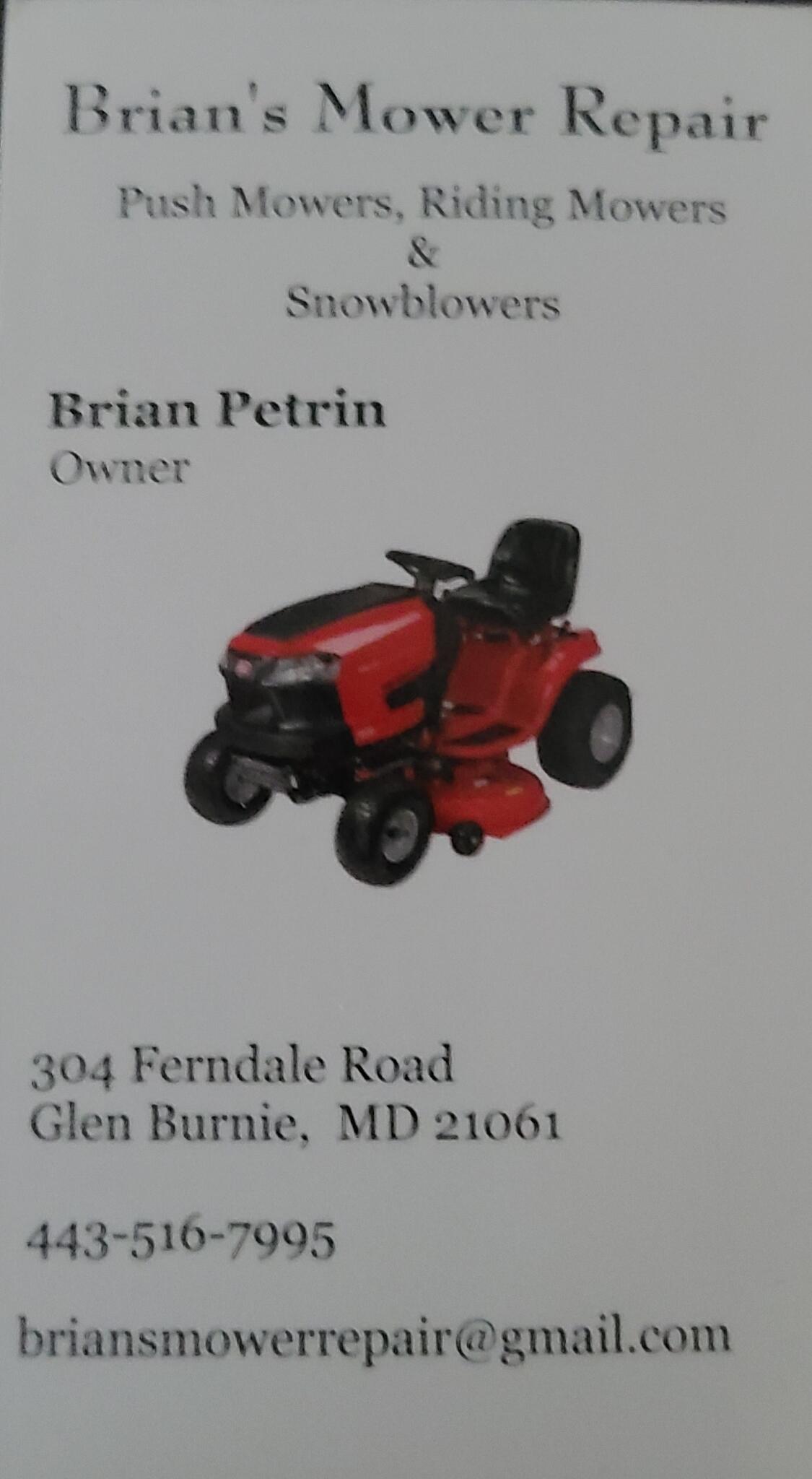 Brian's mower repair new arrivals