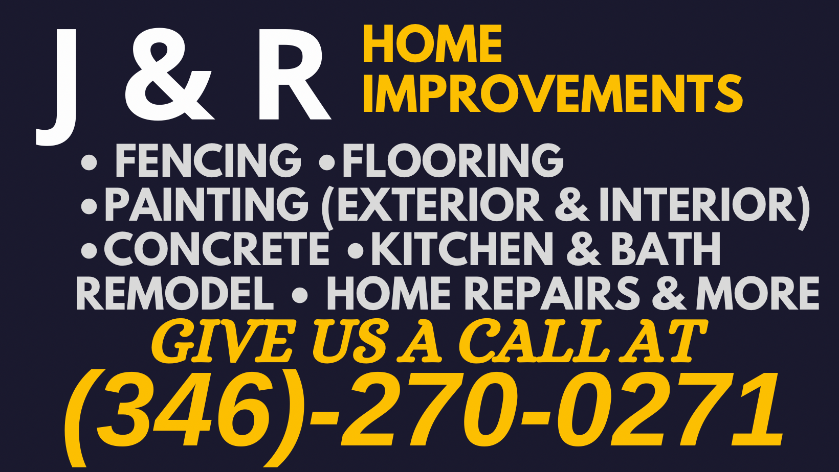 J&R Home improvements - Humble, TX - Nextdoor