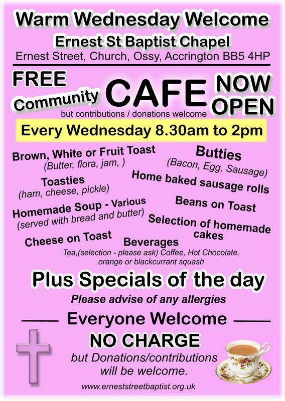 Free Community Cafe - Accrington, GB-ENG - Nextdoor