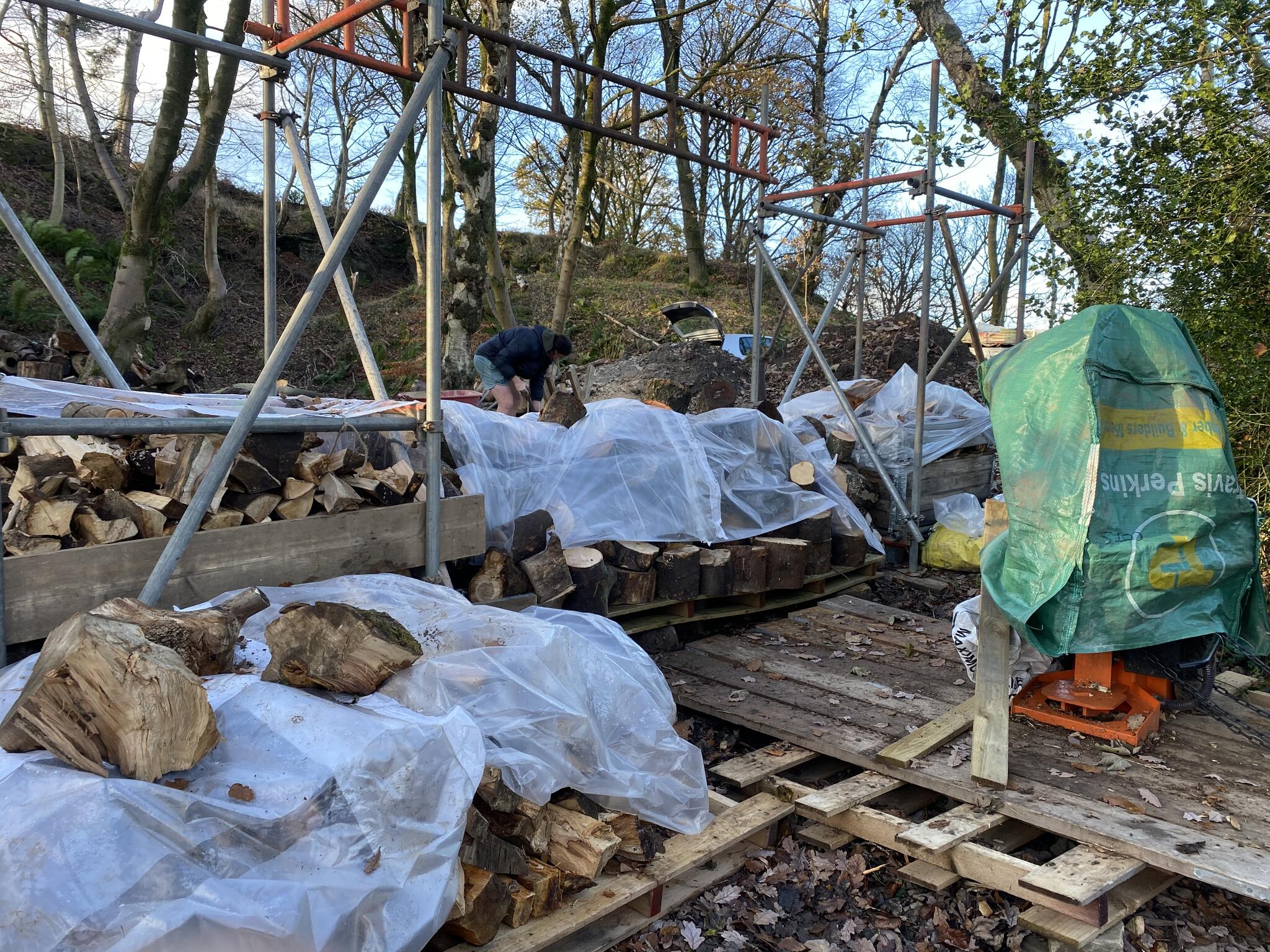 Air dried logs for sale High Peak Nextdoor