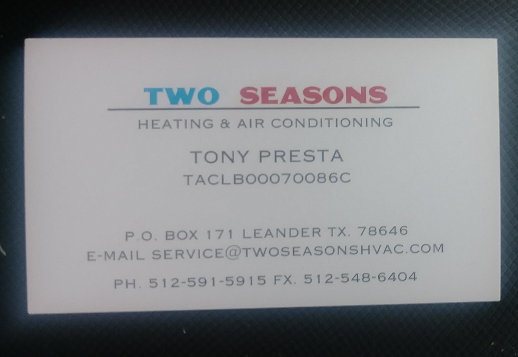 two seasons hvac