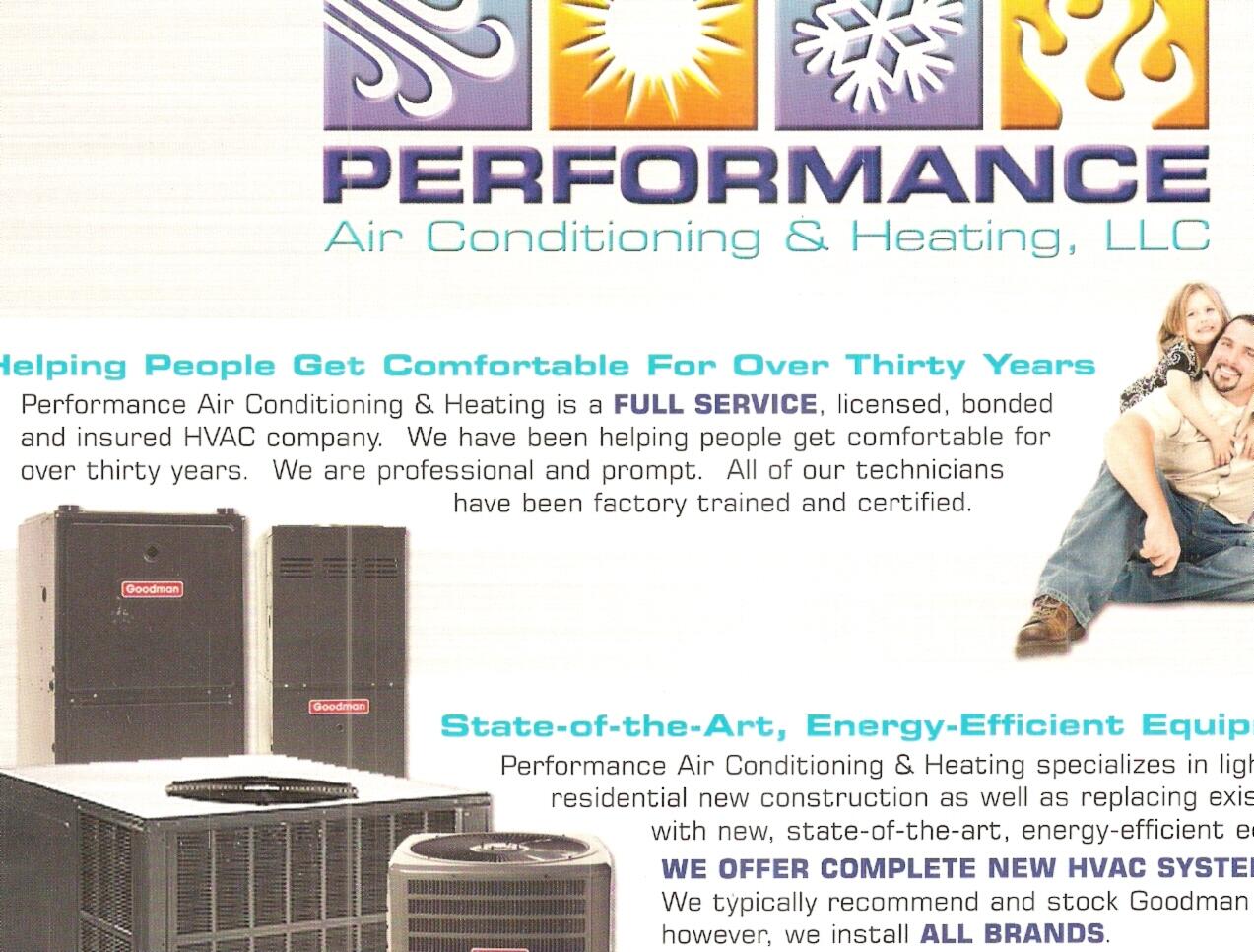 Performance Air Conditioning & Heating . LLC Mooresville, NC Nextdoor