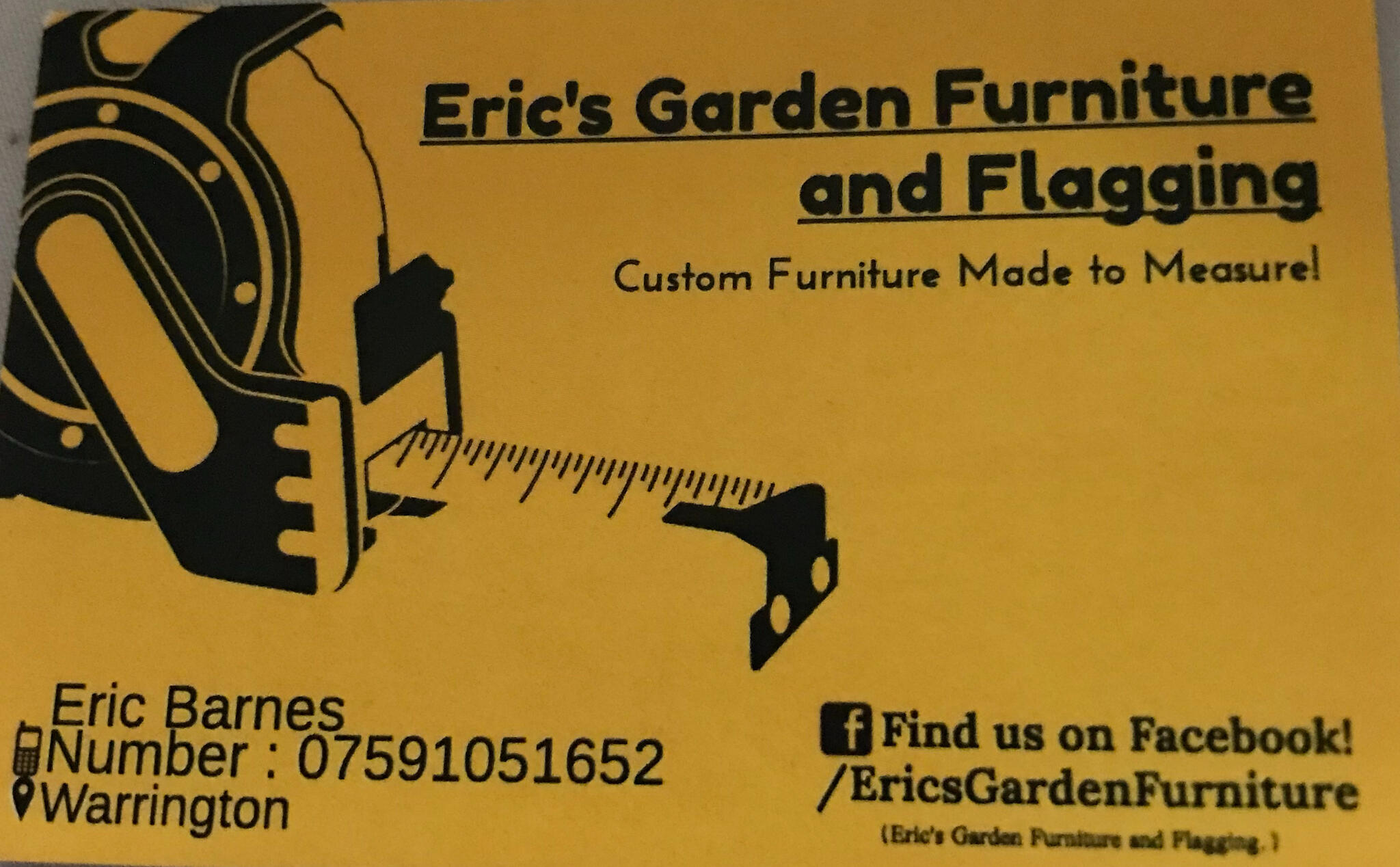 Erics garden furniture and flagging Warrington, GBENG Nextdoor