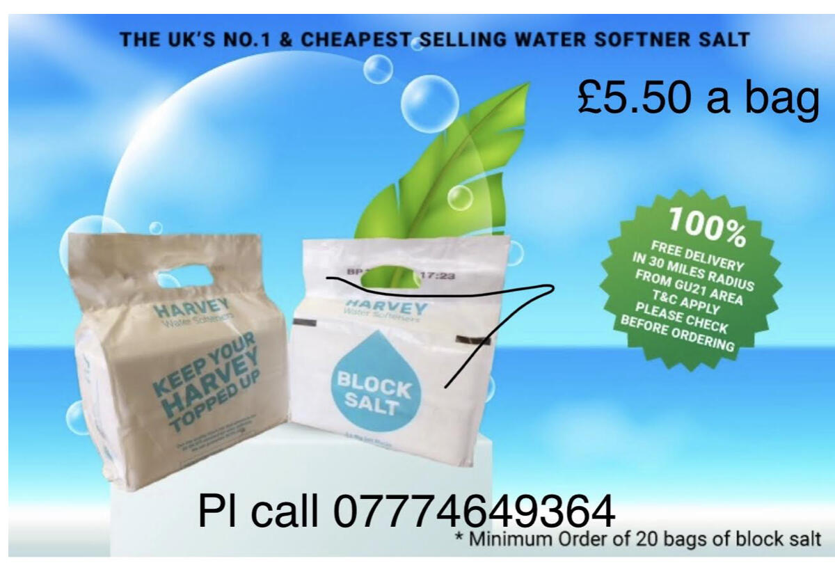 Watersoftener block salt Woking Nextdoor