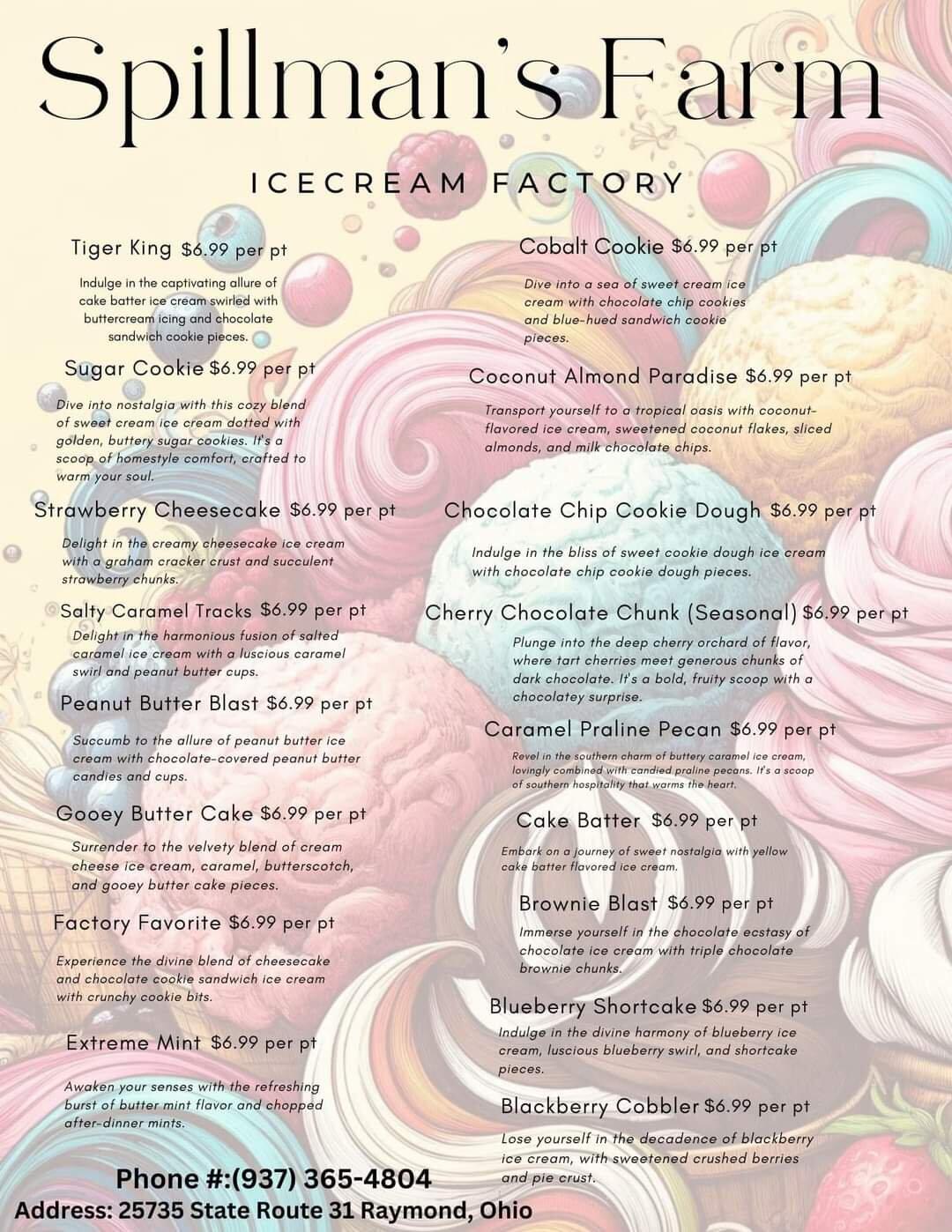 Spillman's Farm Ice Cream Factory Raymond, OH Nextdoor