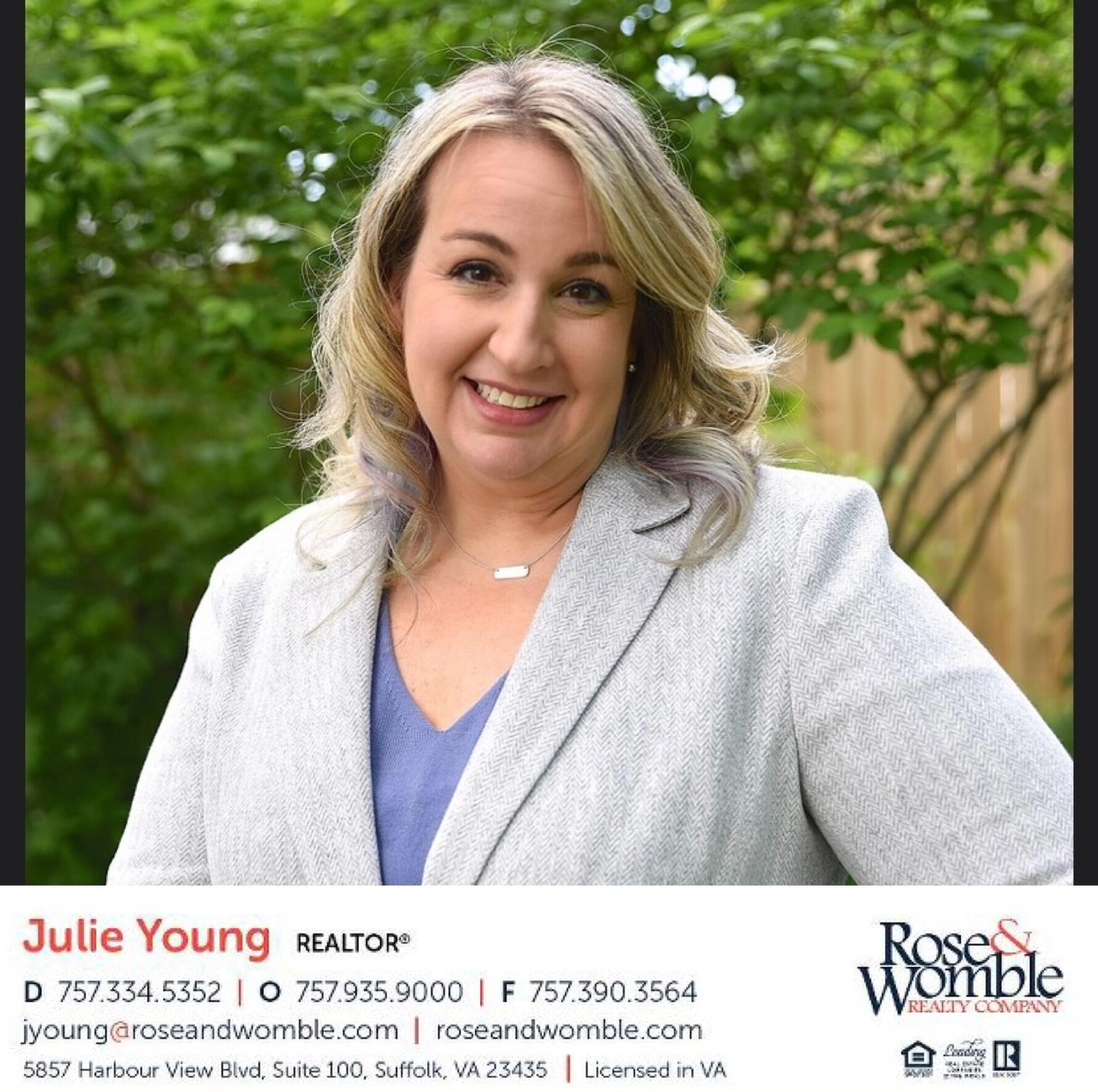 Julie Young, Rose and Womble Realtor 14 Suffolk, VA