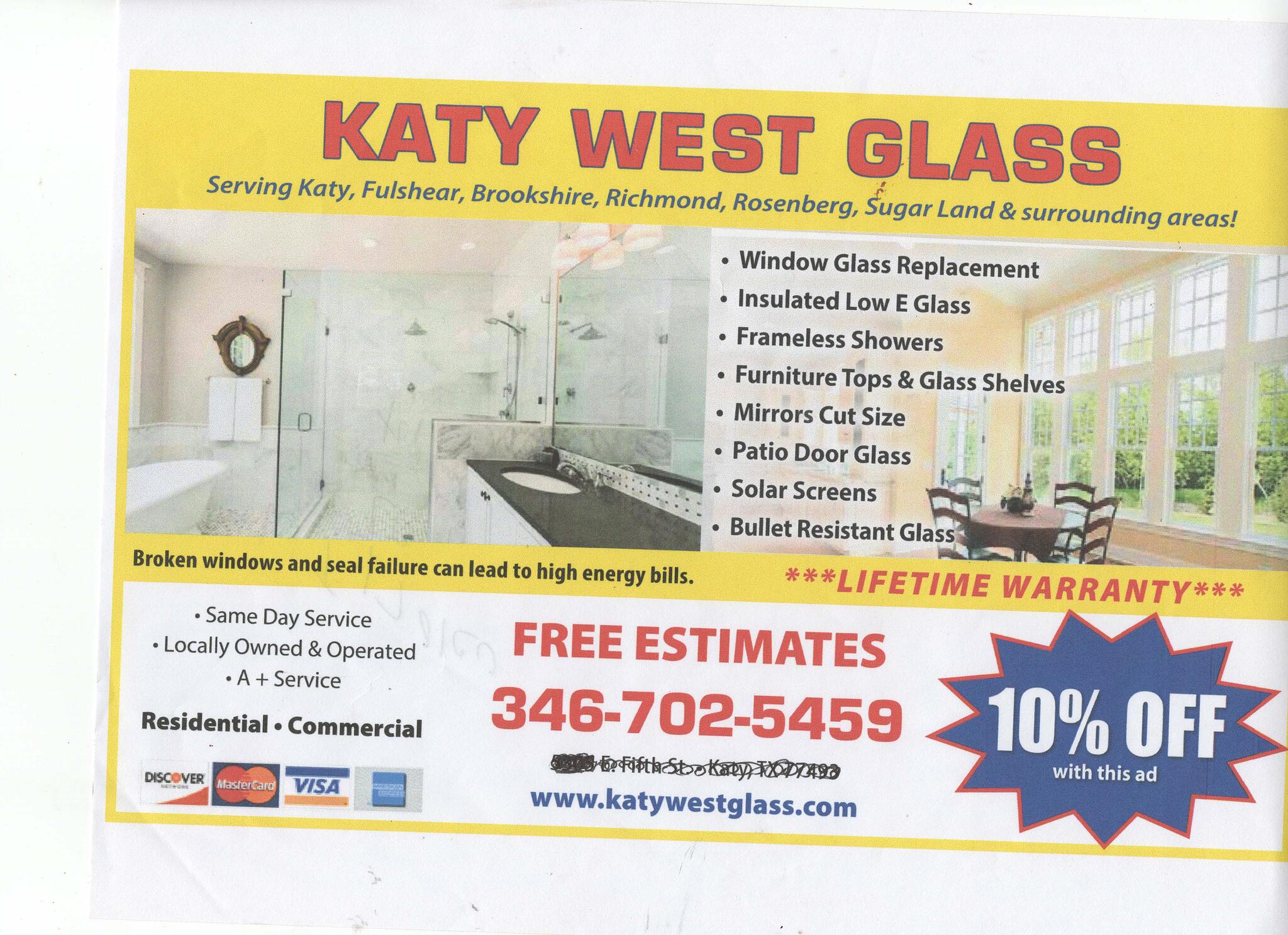 Katy West Glass Residential & Commercial Glass Katy, TX Nextdoor