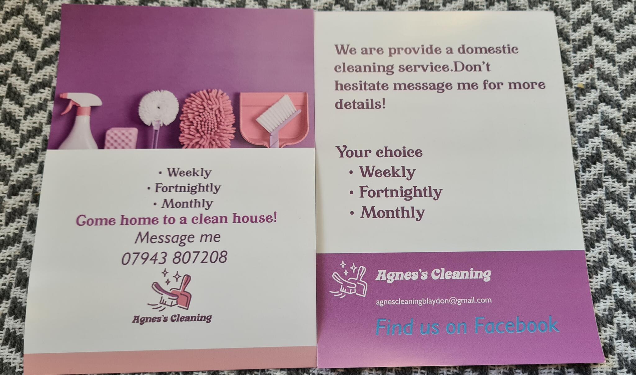 Agnes's Cleaning BlaydononTyne, GBENG Nextdoor