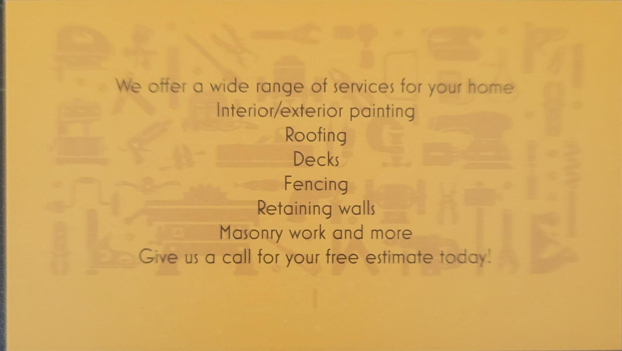 Affordable Quality Home Improvements Llc Munhall, PA Nextdoor