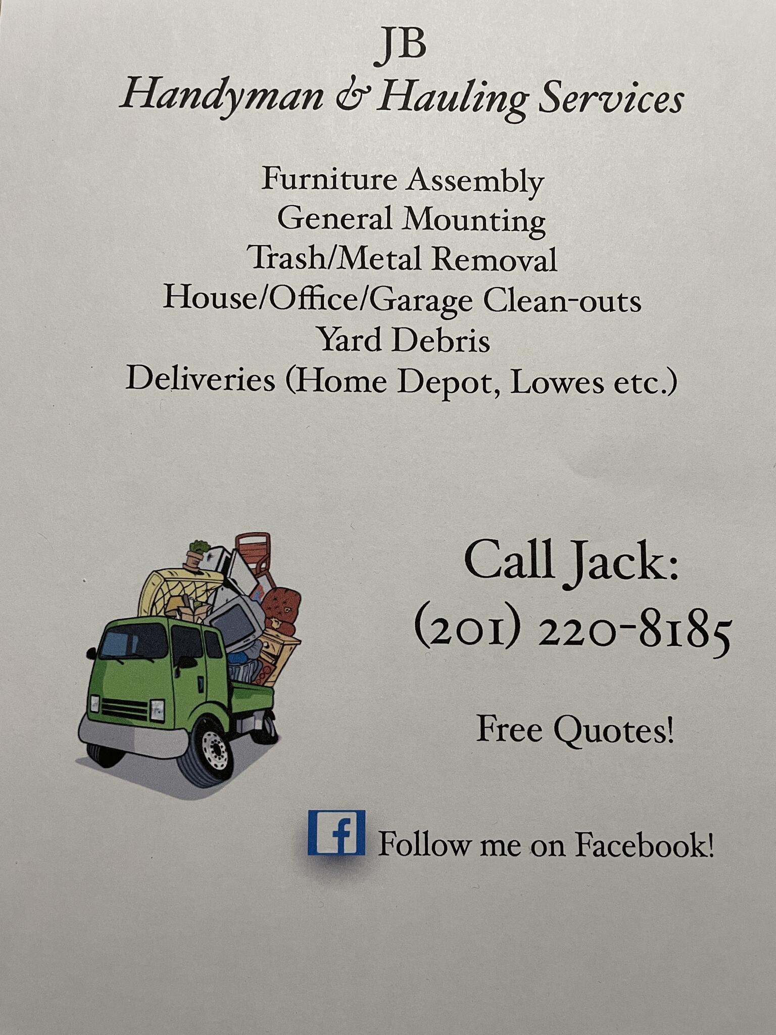 JB Handyman & Hauling Services - River Vale, NJ - Nextdoor