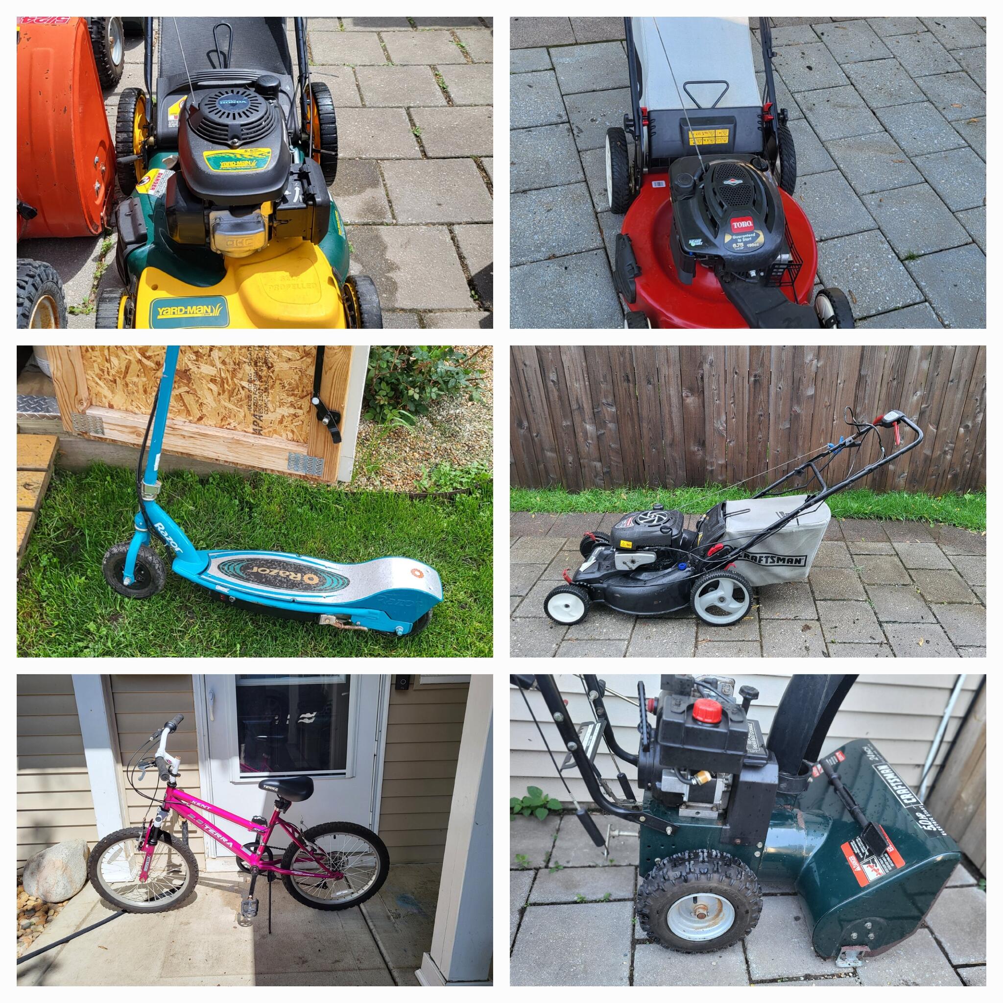 Byron lawn mower repair sale