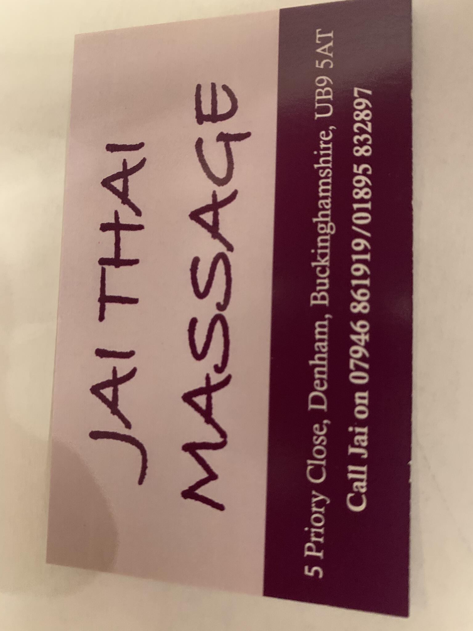Jai Thai Massage Uxbridge Nextdoor